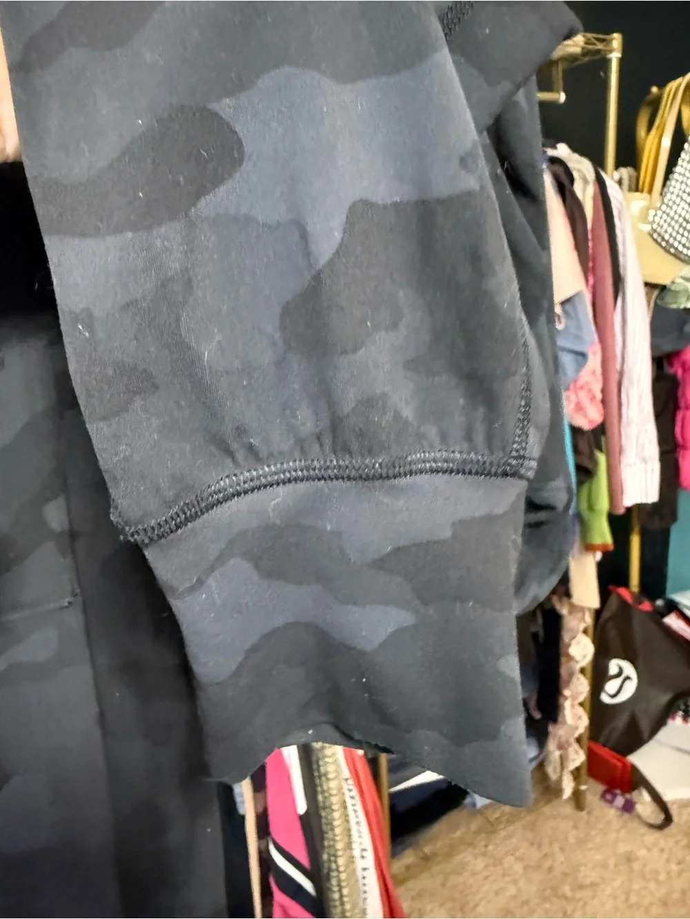 Lululemon Align High Rise Jogger 4 Heritage 365 Camo Deep Coal Black Nulu